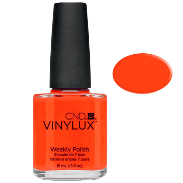 Vinylux Nail Polish 112 Electric Orange 15 mL CND