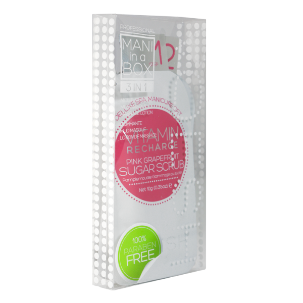 Voesh Mani in a Box (3 Steps) Vitamin Recharge Pink Grapefruit