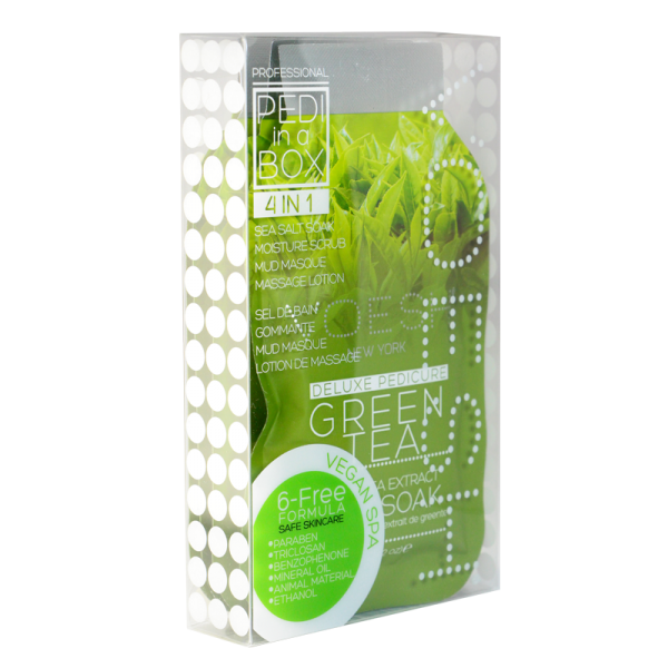 Voesh Pedi in a Box (Basic 4 Steps) Green Tea