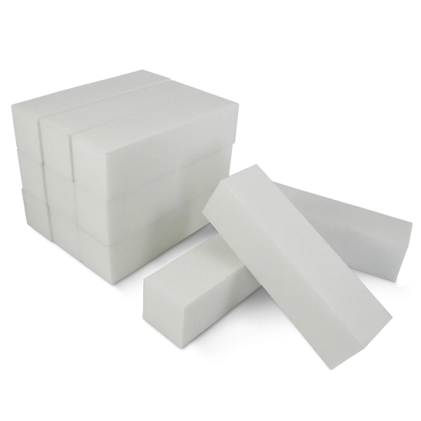 White Buffer Block (4 sides) (12 pcs)