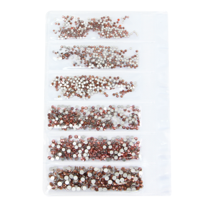 Nail Art Stones Bag - Rose Gold Opaque 008