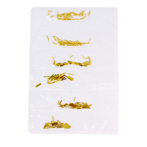 Nail Art Studs Bag - Gold Straight Line 003