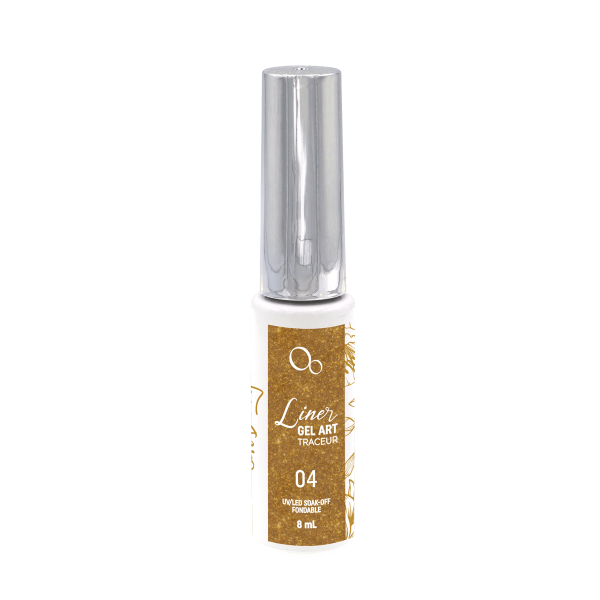 Oh Bling Liner Gel Art #04 Gold Glitters 8mL