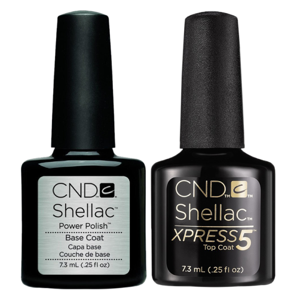 Shellac CND UV polish Xpress5 Top and Base combo 7.3 ml