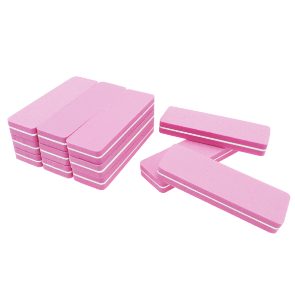 Slim Block Buffer – Pink 100/180