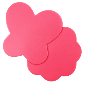 Small Pink Silicone Nail Art Mat (2pcs)