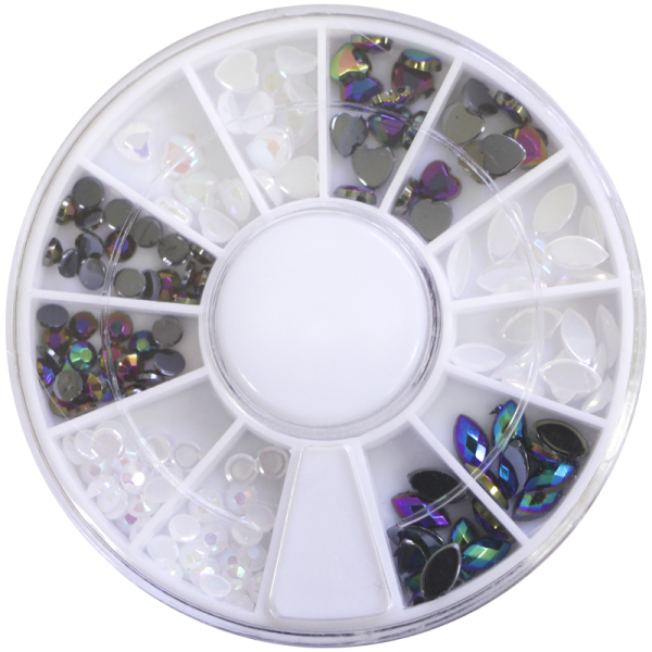 Stone Wheel – White and Black Holographic