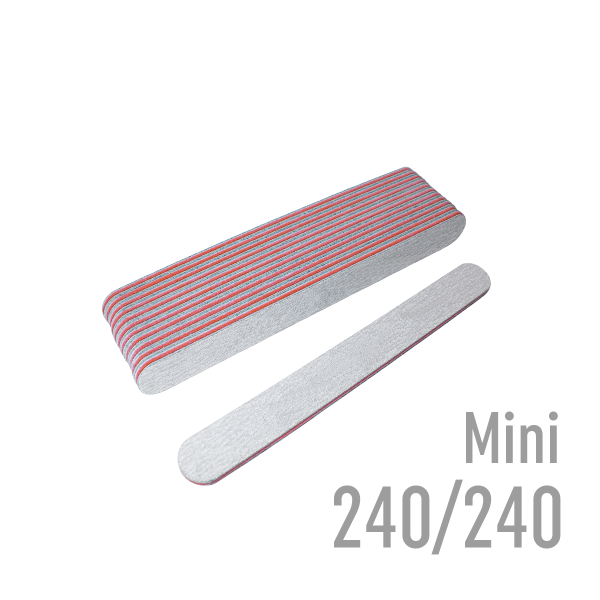 Straight Files Zebra Mini 240/240W - DOZEN