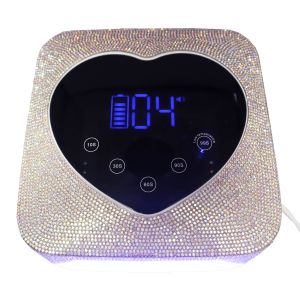 UV/LED Cordless Lamp 72W Pink Heart